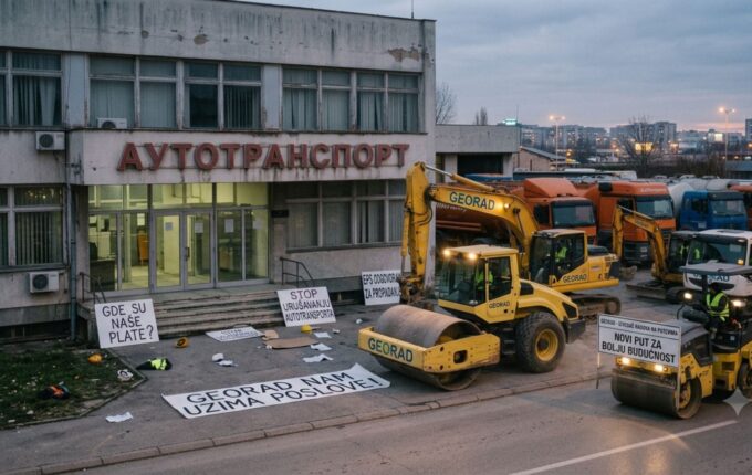 Dok Autotransport bije bitku za plate, Georad nabavlja mehanizaciju i širi delatnost