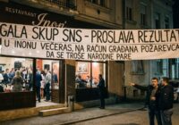 „Kad je bal, nek je bal”: Naprednjaci slavili u Požarevcu, građani se pitaju ko je platio račun.