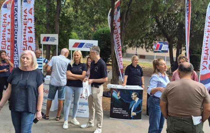 Velika mobilizacija u Požarevcu: SNS svakodnevno na terenu, nadaju se visokom rezultatu.