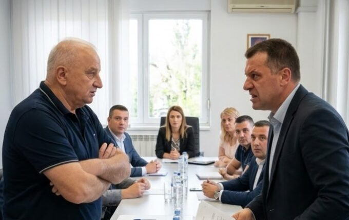 SVI STE NESPOSOBNI! Skandal na sastanku Opštinskog odbora SNS-a u Velikom Gradištu.
