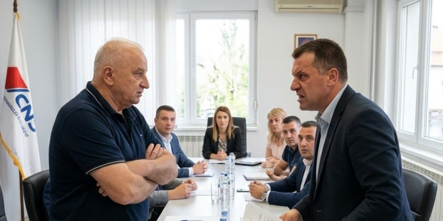SVI STE NESPOSOBNI! Skandal na sastanku Opštinskog odbora SNS-a u Velikom Gradištu.