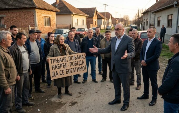 Nedelju dana pred izbore: „Hibridni direktori” obilaze meštane i dele obećanja.