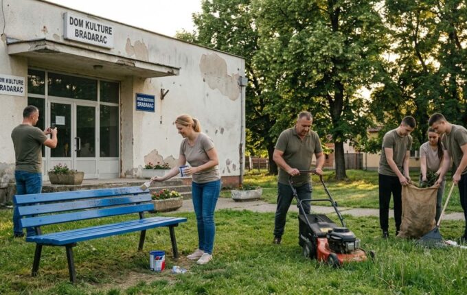 Bradarac u fokusu: Umesto projekata – četka i farba.