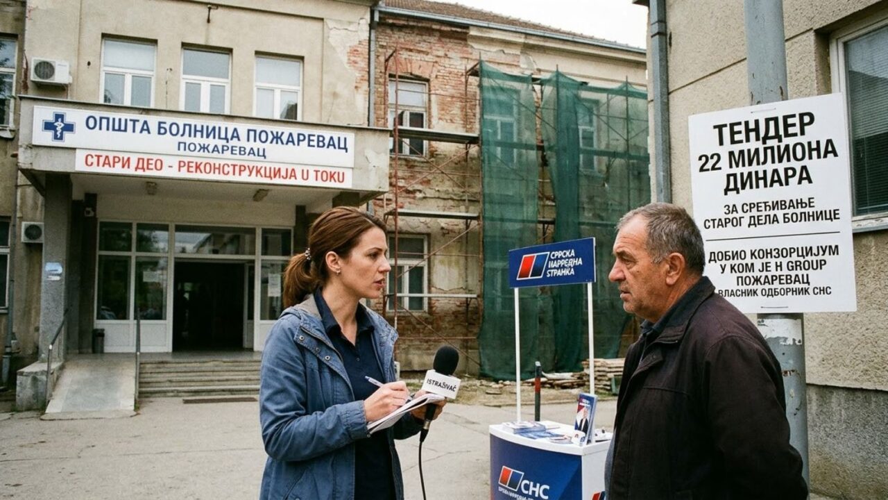 Milioni za partijske kadrove: Firmi odbornika SNS-a i šefa mesnog odbora posao od 22 miliona dinara u požarevačkoj bolnici.