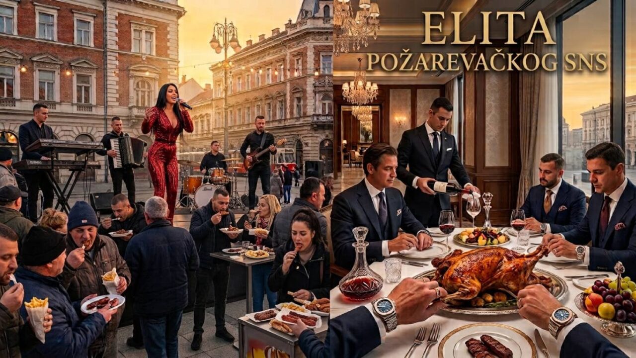 Skromno, ali veselo: Narod uz kobasice i muziku, dok elita skromno pati uz satove od 7.000 evra.