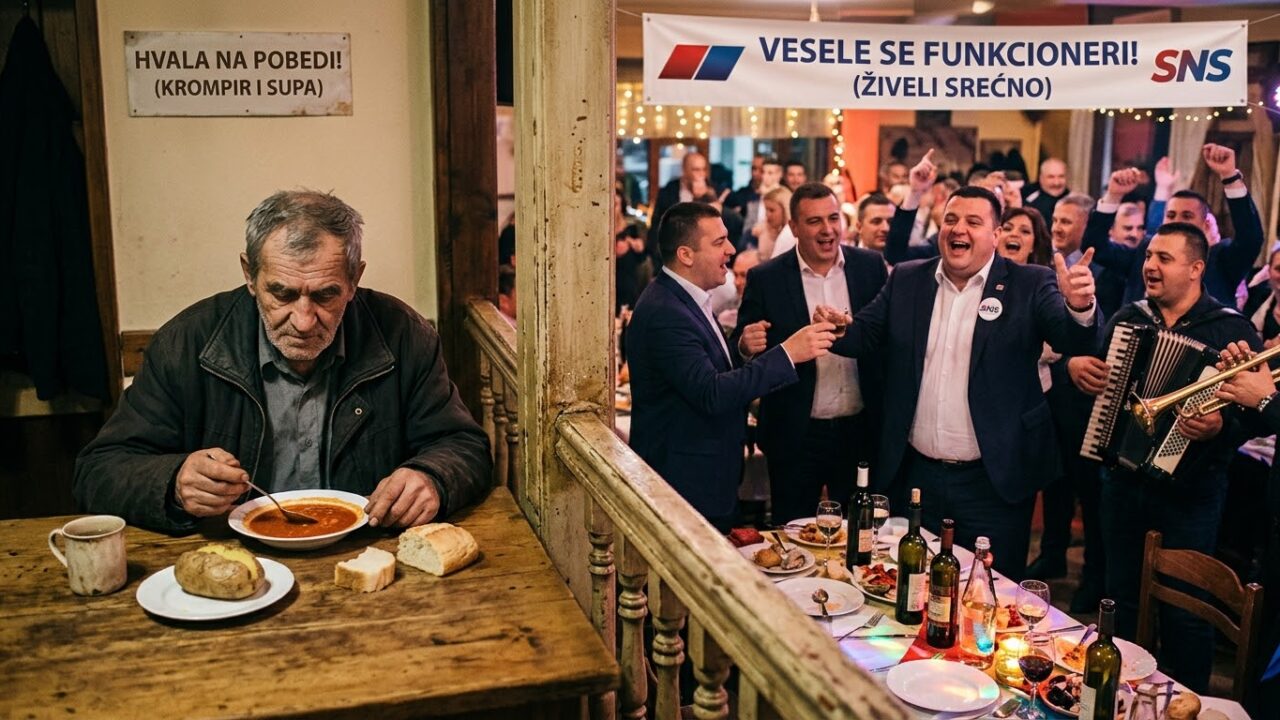 Između pečenja i paradajz supe: Kako se slavi na funkcionerskim veseljima.