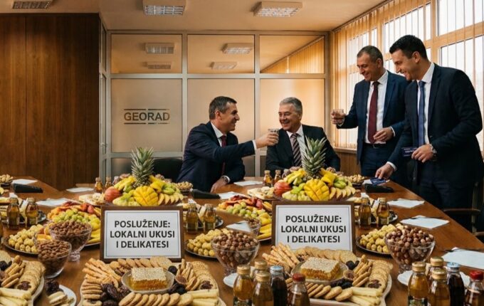 Ptičije mleko u prahu i švedski sto: Gala život u „Georadu”.